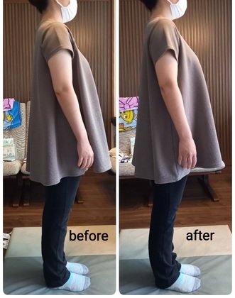 産後の腰痛や肩こり、筋力低下があり整体体験☆