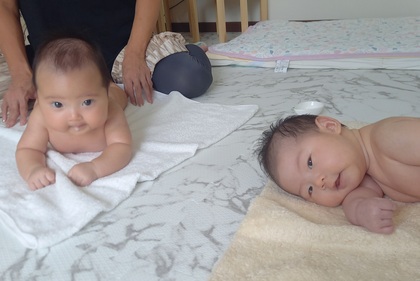 出張ベビーマッサージ❤
ベビちゃんもママもリラックスtime🎵